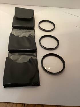 Kenko 961607398036 49mm Close Up Filter Set 1 2 4 With Case - Optical Glass