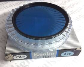 K72c12 Kenko Professional 72mm C12 Blue Glass Lens Filter 72 Mm Japan