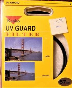 Uvguard62 Kenko 58mm Uv Guard. Optical Glass Filter. New