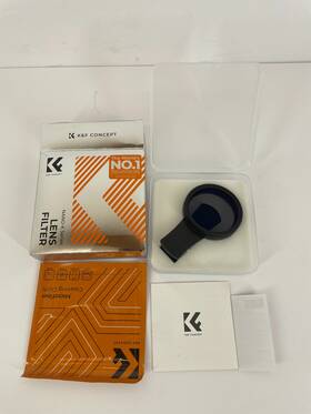 Kf Concept Kf01.2676 K&f Nano-k Series 52mm Phone Lens Filter Clip-on Cpl/nd For Smartphone