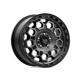 Km54578068420 Kmc Wheels Trek 17x8 6x5.55.29 20mm Satin Black With Gray Tint -