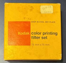 1057132 Kodak Color Printing Filter Set 15 Unique Filters 75 X 75mm Cat. 105 7132