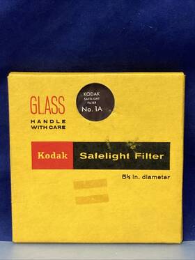 10867-cp Kodak New Genuine 10867 Cp 5 1/2 Inch Dia Safelight Filter No. 1a