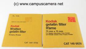 1495753 Kodak #44a Light Blue-green Wratten Gel Filter 3 X Inch 75x75mm With Holder