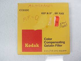 Cc25c Kodak Color Compensating Filter 3 Inch X Gelatin Wratten New 10 Cc25c Kodak Color Compensating Filter 3 Inch X Gelatin Wratten New 10