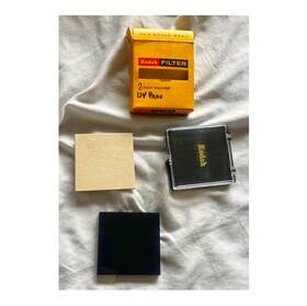 Kp51378a Kodak Camera Filter 2 Inch Square Wratten No. 18a Uv Pass Exc Forensics Minerals Fi