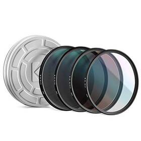 Rocpgfil455 Kodak 55mm Filter Set Uv Cpl Nd4 And Warming Filters