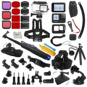 Sku001 Laoshuer Action Camera Accessories Kit Black Accessory Bundle Waterproof Housing Case