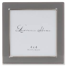 Lawrence Frames 751148085465 Metal Frame Polished Enamel Grey 4x4