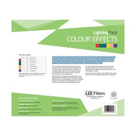 Lee 055782200006 Colour Effects Lighting Filter Pack 250mm X 300mm Contains 6 Colours For Us