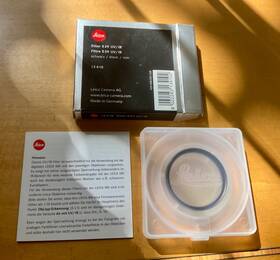 Leica 022243134102 Genuine Leitz 13410 E39 Uv/ir Filter 39mm For M