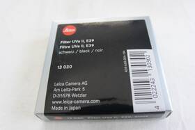 13-030 Leica E39 Uva Ii Filter Black 13 030