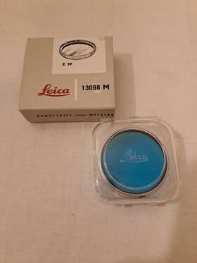 13098-m Leica E39 13098 M Leitz Gmbh Blue Lens Original Case