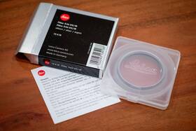 13418 Leica Filter E46 Uv/ir Silver 46mm New Bnib Nos