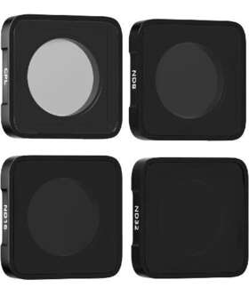 Sb-0011 Lenskin Lenskins Nd Filters For Gopro Hero 11 10 9 Bk 4 Pack Nd8 Nd16 Nd32