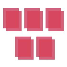 Liliya 885977111863 Colored Lighting Gel Filters 10 Pcs Correction Light Filter Transparent