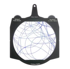 Lindsey Optics 817804021854 Brilliant 4 X 5.65 Inch Rota-streak Filter Blue Swirl Lindsey Optics 817804021854 Brilliant 4 X 5.65 Inch Rota-streak Filter Blue Swirl