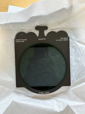 Lindsey Optics 817804022479 Brilliant 4x5.65/138 - 1-slot Variable Nd Filter