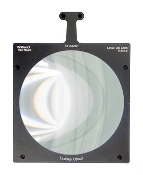 L-6666-diopter2 Lindsey Optics 6.6 X Inch Diopter Tray Mount Close-up Lens 2 Plus