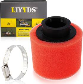 A1564lius Liyyds Universal 48mm 49mm 50mm Red Double Foam Pod Performance Filter For 50cc - 90cc
