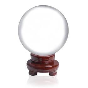 8541852602 Longwin 100mm 3.9 Inch Clear Crystal Ball For Photography Fortune... Fast Ship