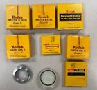 4865132 Lot Of 9 Kodak Series Vi Parts Daylight Filters Retaining Ring Lens