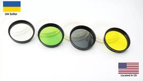 Uf-1x Lzos Gz-2x Vtg 4pcs Photo Lens Light Filters H-4x G-2x M52 For Helios 44m
