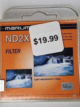52-nd2x Marumi 52mm Genuine Nd2 Nd 2 Lens Filter Neutral Density Nd2x 2x Japan E-52 52-nd2x Marumi 52mm Genuine Nd2 Nd 2 Lens Filter Neutral Density Nd2x 2x Japan E-52