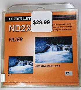 72-nd2x Marumi 72mm Genuine Nd2 Nd 2 Lens Filter 72 Mm Neutral Density Nd2x 2x Japan 72-nd2x Marumi 72mm Genuine Nd2 Nd 2 Lens Filter 72 Mm Neutral Density Nd2x 2x Japan
