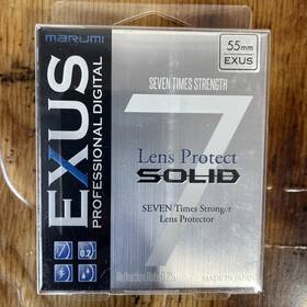 Marumi 957638098083 Exus 55mm Lens Protect Solid 7 Protector New - Made In Japan