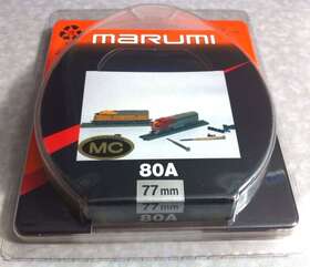 Mc-80a Marumi 77mm Japan Multi-coated 80a 80-a Balancing Blue Glass Lens Filter 77 Mm