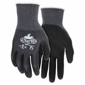 96091l Mcr Safety Coated Gloves Finished Knit L/9 Pk12