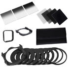 Me-wmt-017 Unbranded Nd Filter Kit Square Holder Adapter Lens Hood Black