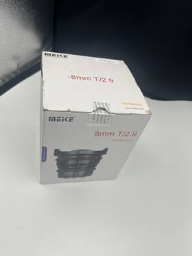 Mk-8t29-m43 Meike 8mm T2.9 Manual Focus Wide-angle Cinema Lens Mft Mount New