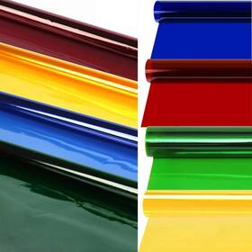 Meking 923600478977 8 Pieces 16x20 Inches Lighting Gels Photo Lights Gel Filters Transparent Color C