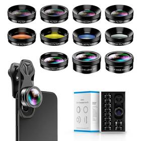 Apl-dg11 Miao Lab 11 In 1 Phone Camera Lens Kit - Wide Angle And Macro Fisheye