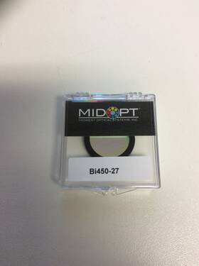 Bi450-27 Midwest Optical Midopt Bi450 Blue Interference Bandpass Filter