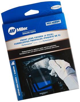 1593581 Miller Front Lens Cover 4-1/2 X 5 In Pk5