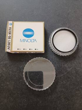 Minolta 043325722295 Vintage 55mm Uv Filter New Old Stock Nos Original Box And Case