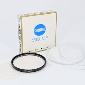 7062-303 Minolta Rare 62mm L35 Uv Ultraviolet Ac Screw-in Vintage Filter With Box And Case