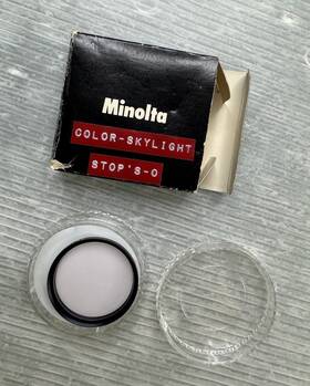 Minolta 7141-117 Oem 40.5mm 1b Skylight Filter Japan