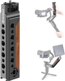 Moman Moman-mg6 Gimbal Handle Mg6 With Cold Shoe Comfortable Grip Arri 1/4 Inch /3/8 Thread