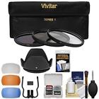 Uv-cpl-nd8 N-a Vivitar Hd Filter Set With Lens 689466813104
