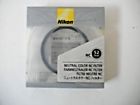 Nc-52 Nikon Made In Japan Original Lens Neutral Color Filter Nc