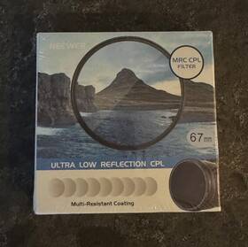 10100277 Neewer 67mm Polarizer Filter 30 Layer Resistant Nano Coated Polarizing