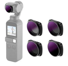 10100502 Neewer 4-pack Magnetic Nd/pl Filter Kit For Dji Osmo Pocket 2/osmo 1