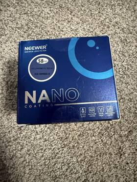 10101534 Neewer 58mm Lens Filter Kit&phone Clip Cpl Nd32 6 Point Star