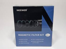 10101608 Neewer 62mm Magnetic Nd Lens Filter Kit N64 Nd8 Gnd8 And Adapter Ring