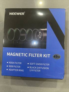 10101611 Neewer 49mm Magnetic Nd Lens Filter Kit And Adapter Ring