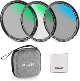 10101925 Neewer 77mm Uv/cpl/nd Lens Filter Kit With Hard Shell Storage Case - Nw Series A